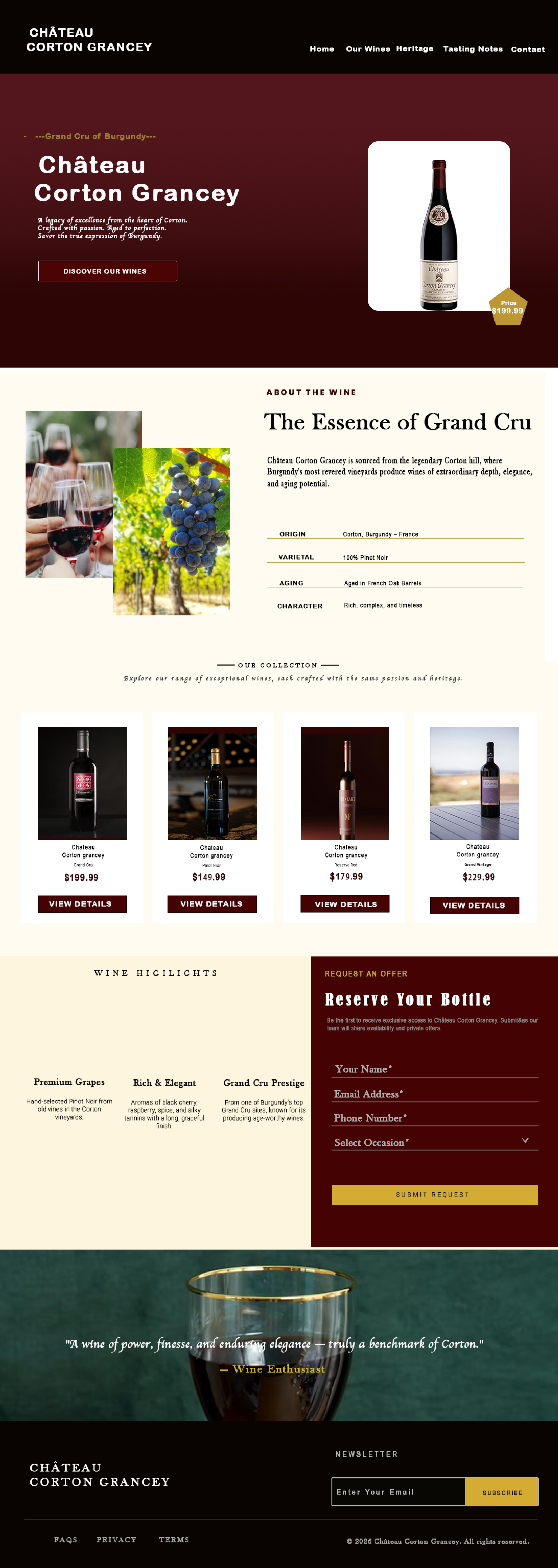 Landing Page Design